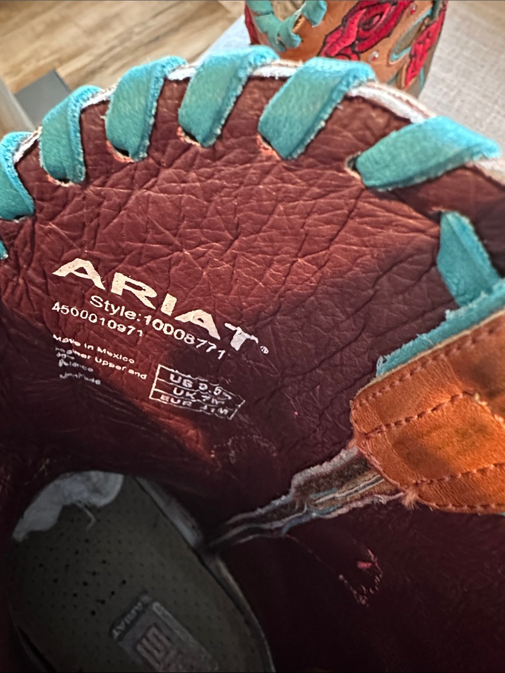 Ariat women’s Rodeo Rosita western boots Quincy Collection. Size 9.5 - Picture 11 of 17